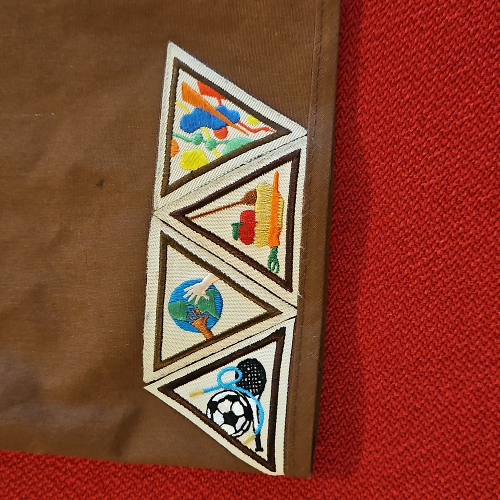Brownie Girl Scouts Vest Troop 343 Los Angeles Med. 10-12 - Picture 6 of 10